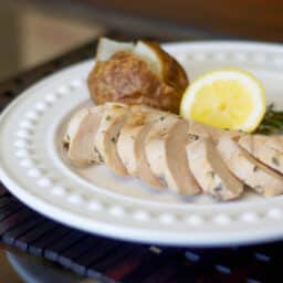 Lemon Thyme Brined Grilled Chicken