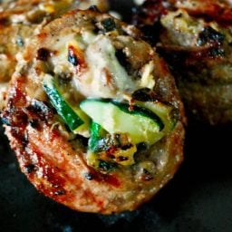 Flank Steak Stuffed with Brie and Zucchini