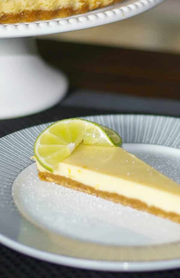 Key Lime Tart made with fresh Key lime juice with a graham cracker crust is so easy to make and is deliciously light and refreshing. 