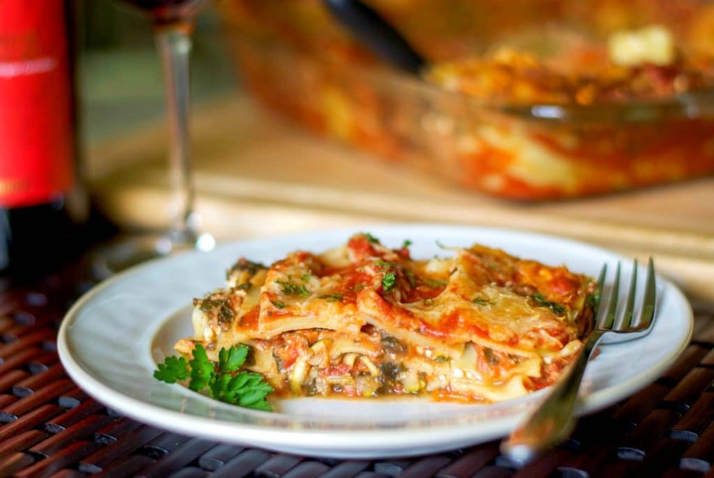 Low Fat Vegetable Lasagna