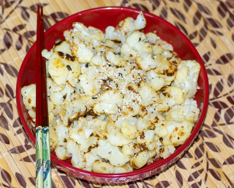 Sesame Roasted Cauliflower