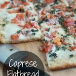 Caprese Flatbread {Olive Garden Copycat} | Carrie's Experimental Kitchen Make one of your favorite Olive Garden restaurant appetizer recipes at home.
