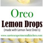 Oreo Lemon Drops collage