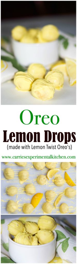 Oreo Lemon Drops collage