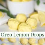 Oreo Lemon Drops collage photo