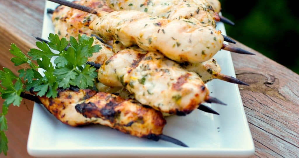 Gremolata Chicken Skewers