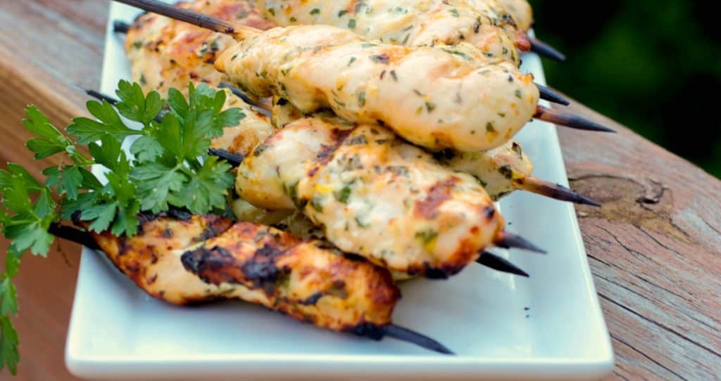 Gremolata Chicken Skewers