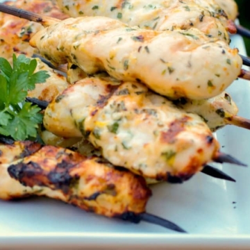 Gremolata Chicken Skewers