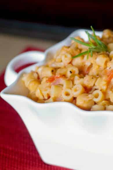 Pasta e Ceci or pasta with beans, was considered a "poor man's meal" in Italy as it combined simple, bountiful ingredients.