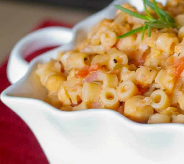 Pasta e Ceci or pasta with beans, was considered a "poor man's meal" in Italy as it combined simple, bountiful ingredients.
