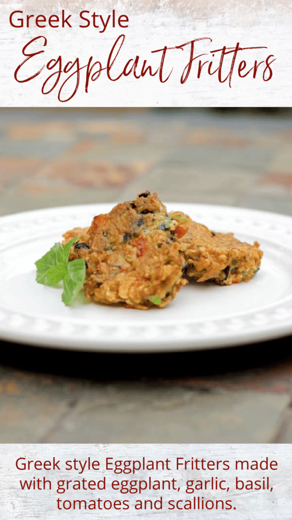 Greek Style Eggplant Fritters