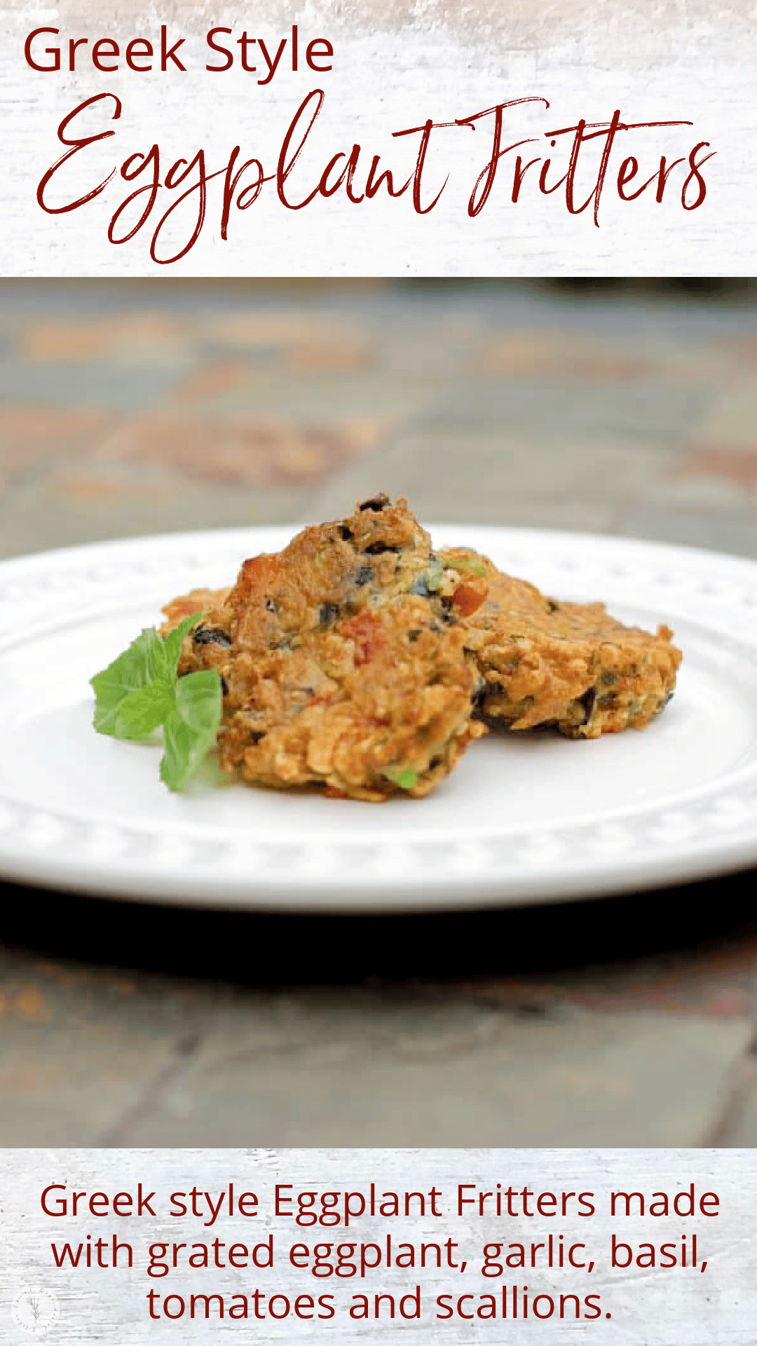 Greek Syle Eggplant Fritters Carrie’s Experimental Kitchen