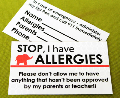 allergies sign