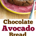 Chocolate Avocado Bread collage photo