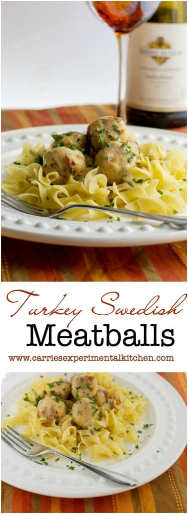  Turkey Swedish Meatballs are delicious small meatballs in a creamy sauce. Eat them on their own or place on top of noodles or rice. 