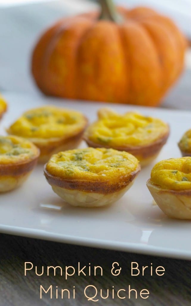 Pumpkin & Brie Mini Quiche