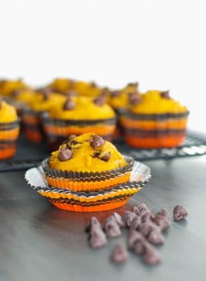 Chocolate Chip Pumpkin Mufins