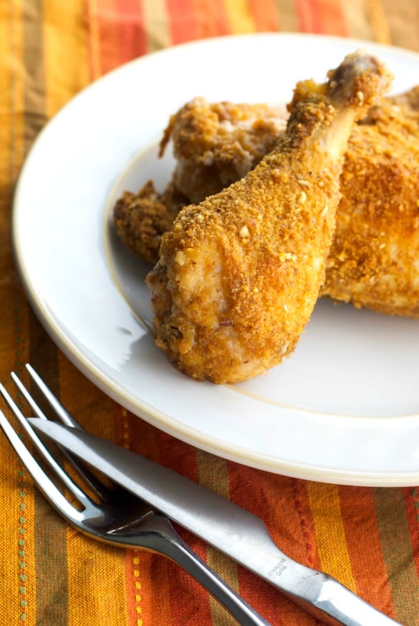 A little sweet. A little nutty. Four ingredients are all you need to make this tasty Graham Cracker & Pecan Crusted Baked Chicken.