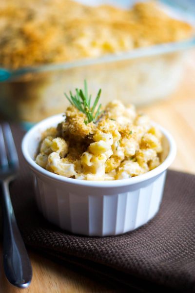 Rosemary and Goat Cheese Macaroni and Cheese