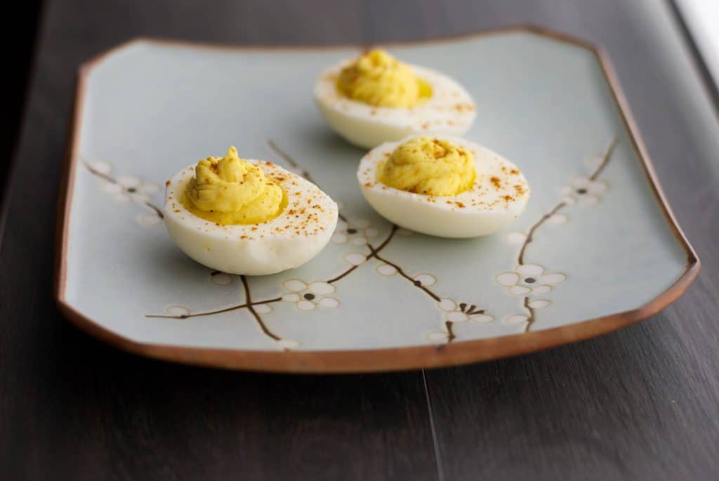 Turn up the Heat Deviled Eggs