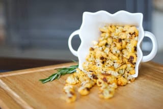 Paprika Rosemary & Cheese Cauliflower Popcorn