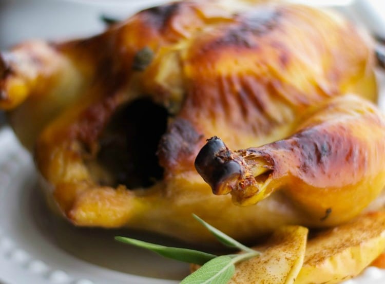 Apple Cider Brined Roasted Chicken