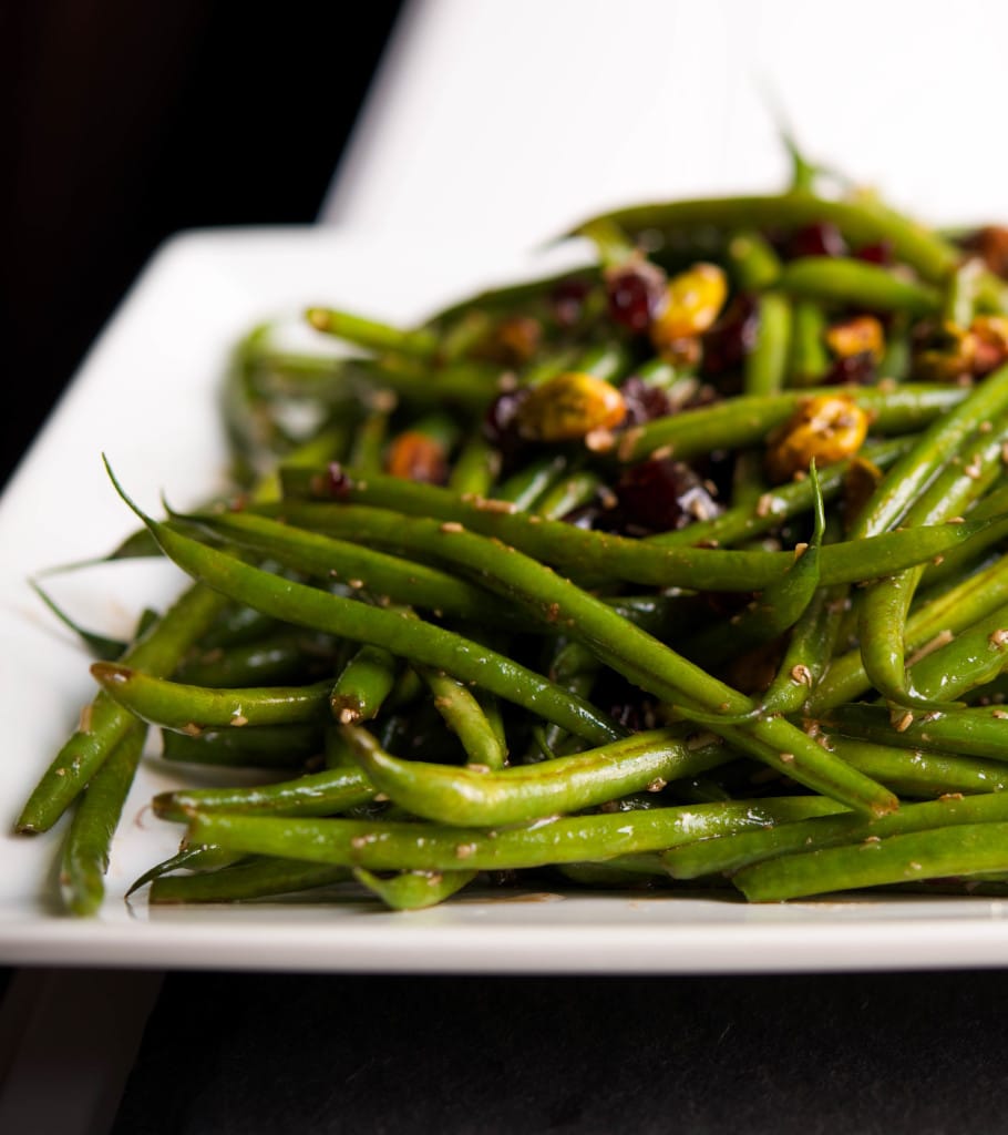 Haricot Verts with Pistachios and Cranberries | Carrie's Experimental Kitchen