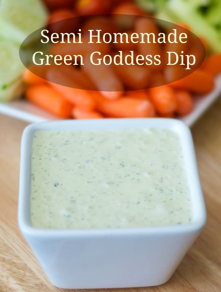 Semi Homemade Green Goddess Dip | CarriesExperimentalKitchen.com