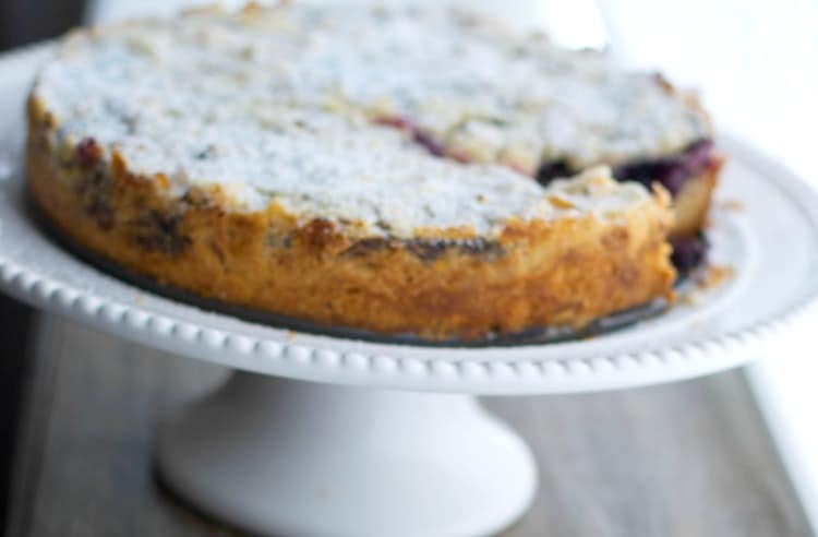 Blueberry Almond Crumb Cake