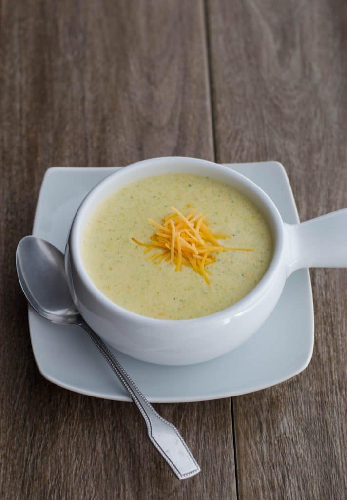 Enjoy one of your favorite restaurant menu items at home with my version of Panera's Broccoli & Cheese Soup.