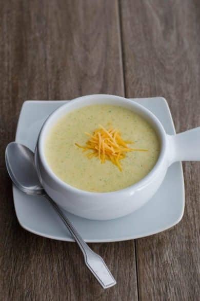 Enjoy one of your favorite restaurant menu items at home with my version of Panera's Broccoli & Cheese Soup.