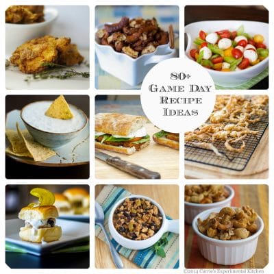 Are you ready for the Super Bowl? Here are over 80 Game Day Recipes Ideas to give you a little party inspiration! 