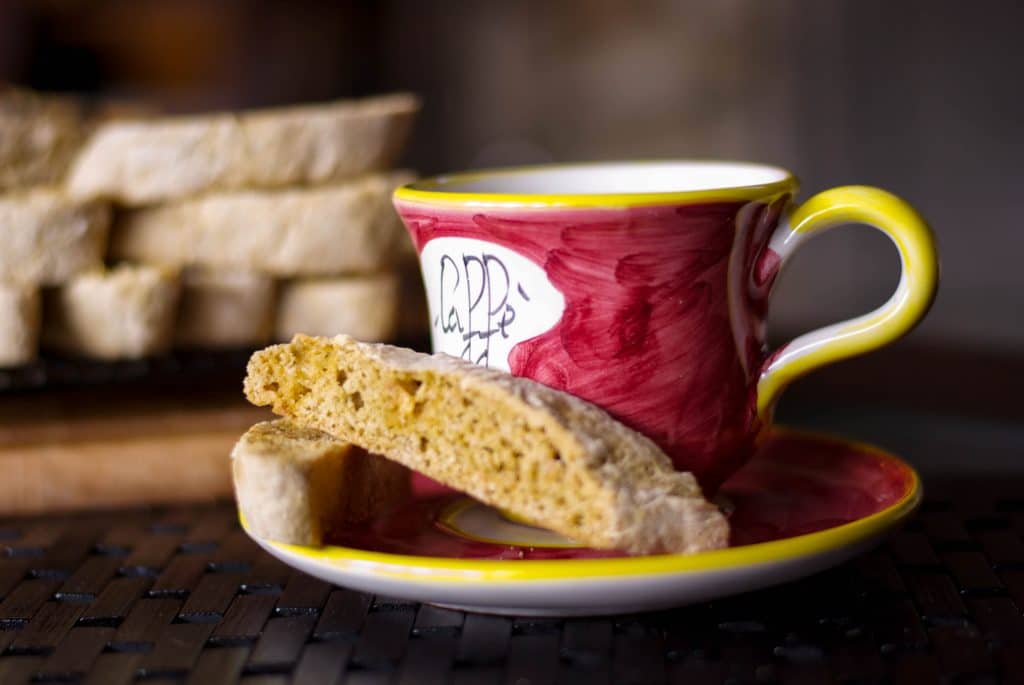 Cappuccino White Chocolate Biscotti