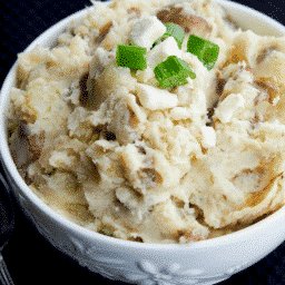 Crockpot Greek Mashed Potatoes