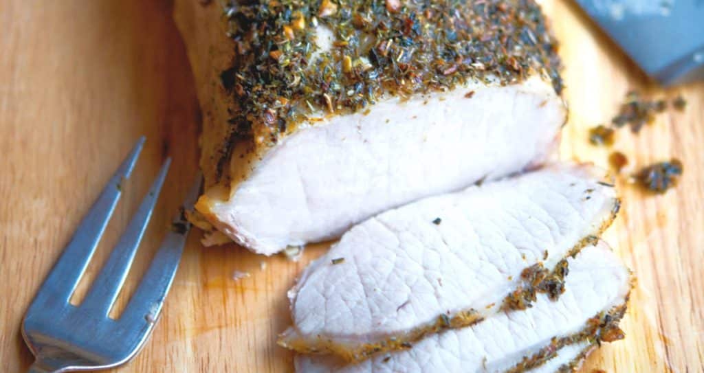 Herbs de Provence Encrusted Pork Loin