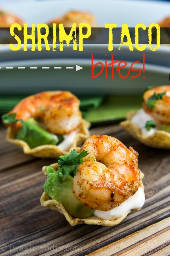 Shrimp Taco bites