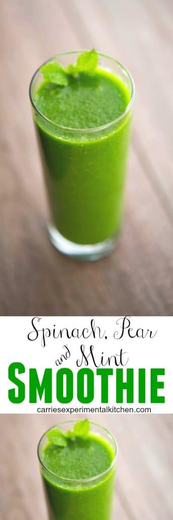 Loaded with vitamins, minerals and protein, this Spinach, Pear & Mint Smoothie is the perfect way to start your day or boost your energy mid-afternoon.