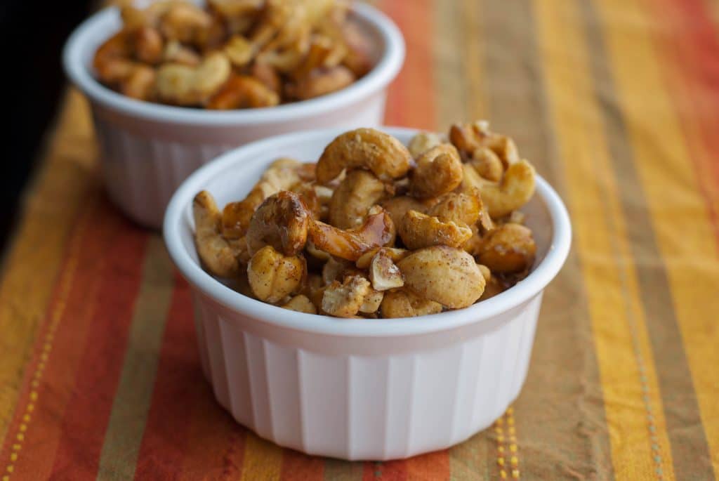 Honey Cinnamon Roasted Cashews