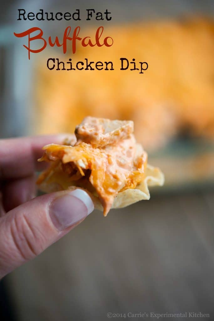 Reduced Fat Buffalo Chicken Dip