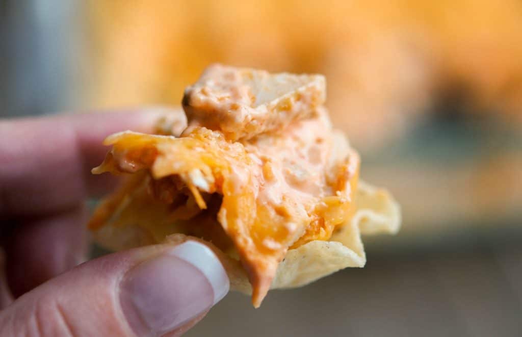 Reduced Fat Buffalo Chicken Dip
