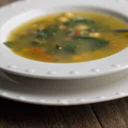 Spinach and Chick Pea Soup