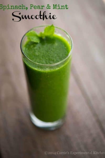 Spinach, Pear & Mint Smoothie