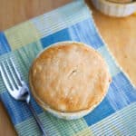 Repurpose leftover chicken or turkey into a new weeknight meal with this delicious Individual Chicken Pot Pie in less than an hour.