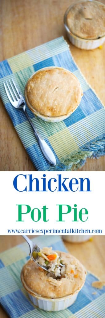 Repurpose leftover chicken or turkey into a new weeknight meal with this delicious Individual Chicken Pot Pie. 