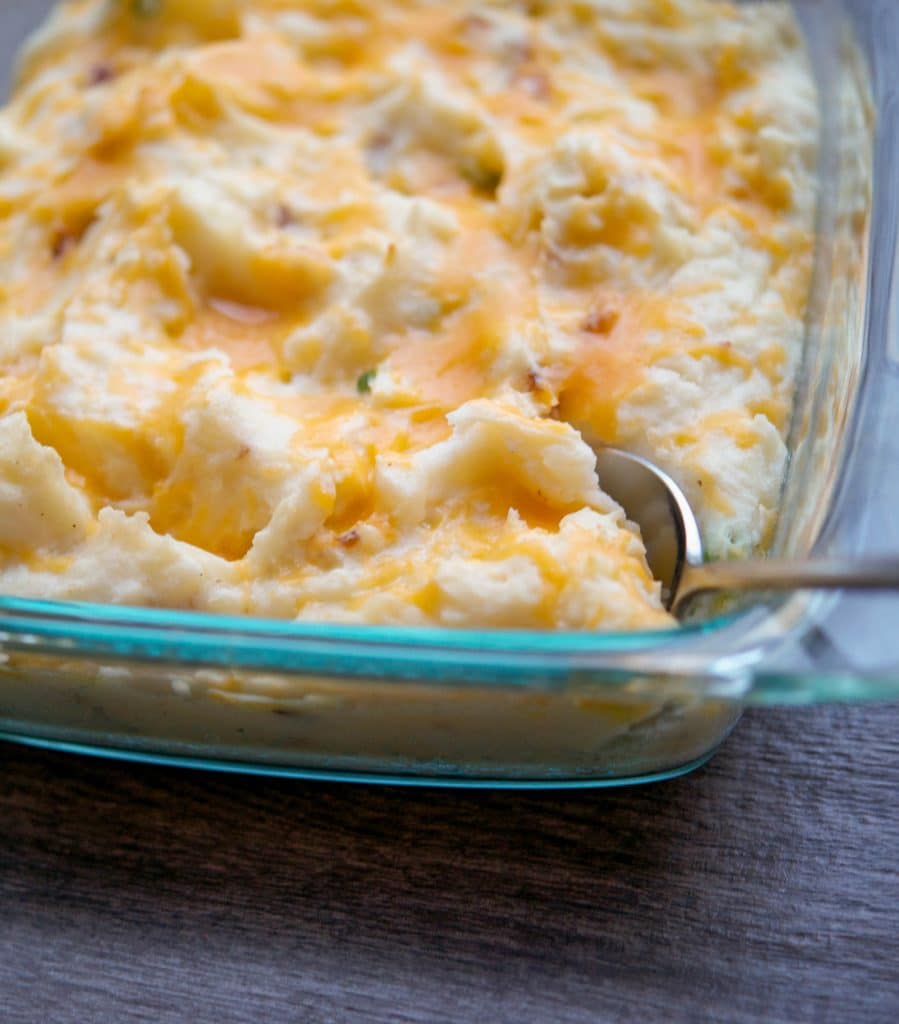 Loaded Mashed Potato Gratin