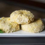 Turkey and Wasabi Mashed Potato Croquettes on a platter