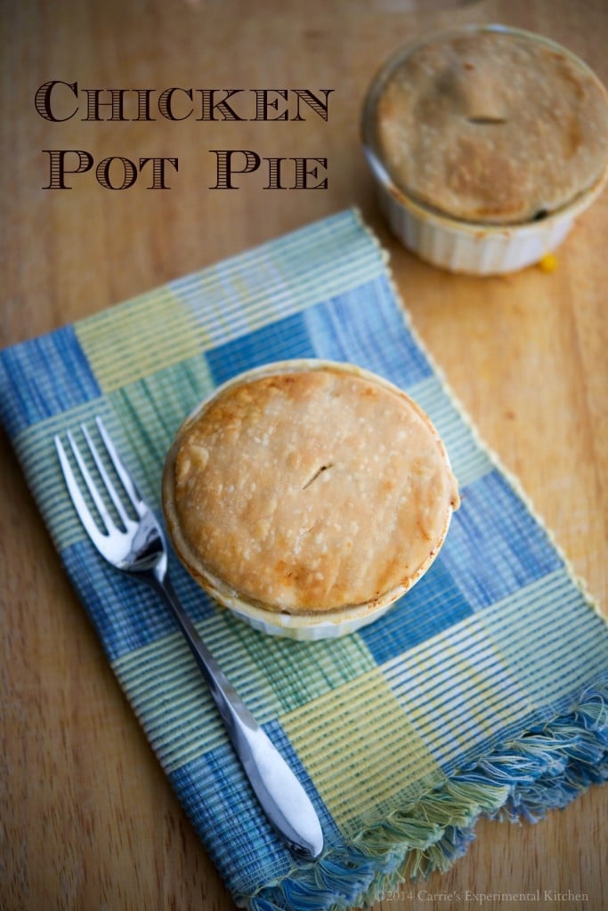 Individual Chicken Pot Pie | Turn leftover chicken or turkey into a new meal with this delicious Chicken Pot Pie. 