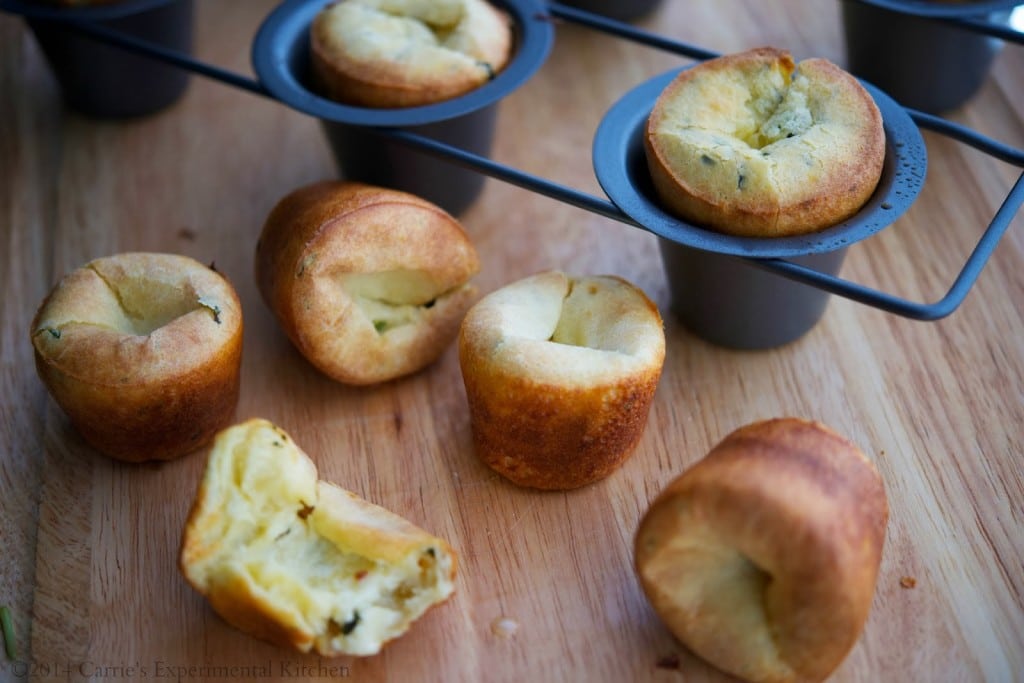 Lemon Basil Popovers