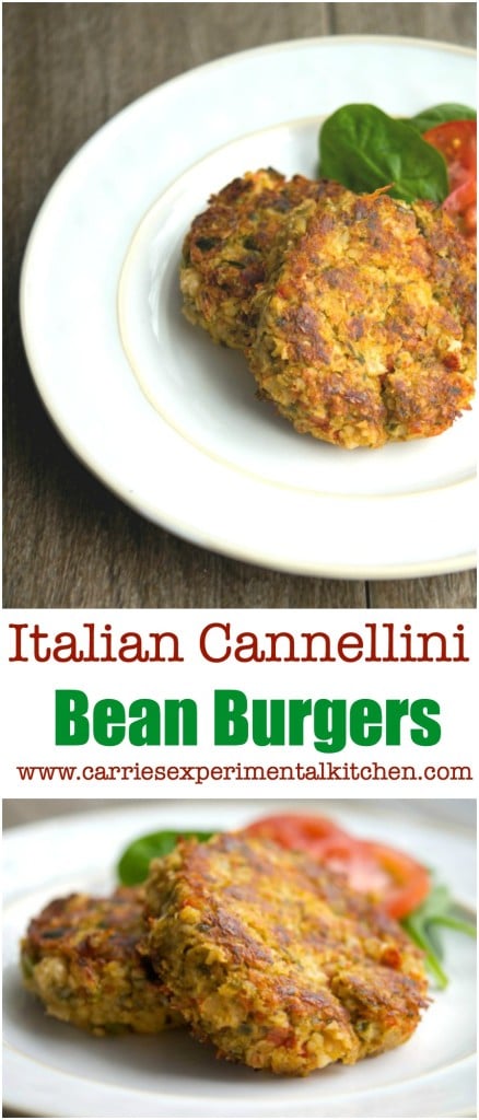  These Italian Cannellini Bean Burgers are delicious, quick and easy weeknight meal that is loaded with protein and flavor. 