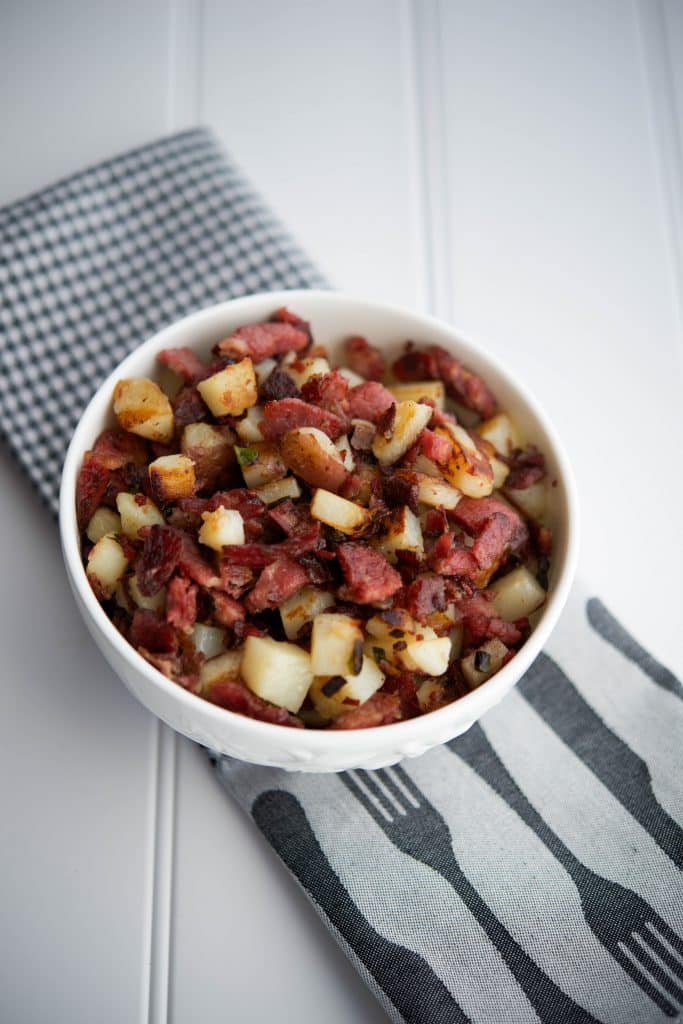 A bowl of Corned Beef Hash